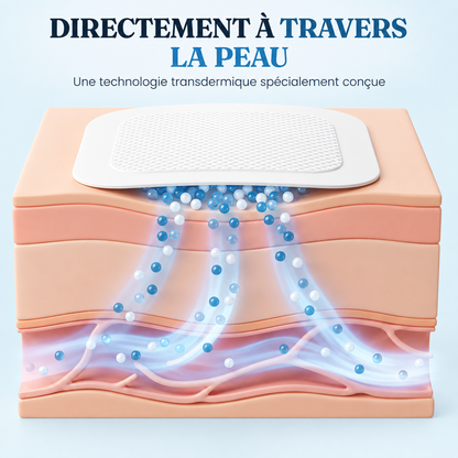 Évolence ™ Patch anti-âge 100 % naturel — un soutien transdermique continu, 24 h sur 24.