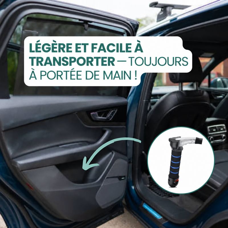 Rangez-la dans n'importe quelle boîte à gants ou sac — compacte et facile à transporter