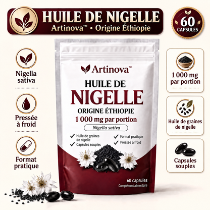 Artinova™ — huile de nigelle d’Éthiopie, 60 capsules