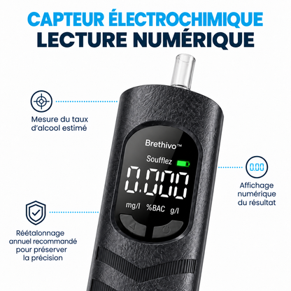 Brethivo ™ — Capteur électrochimique et lecture numérique