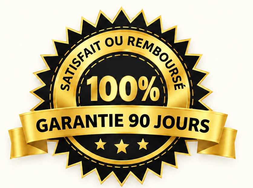 Garantie satisfait ou remboursé 90 jours