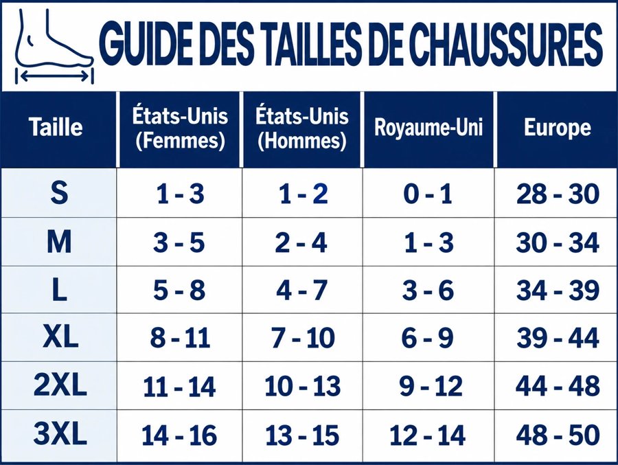 Guide des tailles